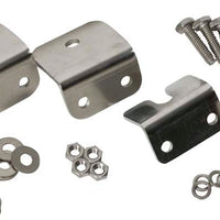 Kentrol 72 86 Jeep CJ Strut Rod Mounting Brackets 4 Pieces Fiberglass Polished Silver Suspension