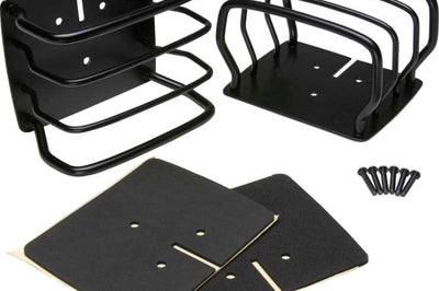 Kentrol 76 06 JEEP CJ/Wrangler YJ/TJ Taillight Guard Pair Powdercoat Black Lights