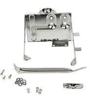 Kentrol 76-86 Jeep CJ Battery Tray with support arm - Polished Silver - Batteries Starting & Charging