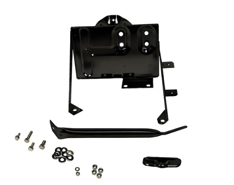 Kentrol 76 86 Jeep CJ Battery Tray with support arm Powdercoat Black Batteries Starting & Charging