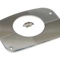 Kentrol 76 86 Jeep CJ Column Cover Polished Silver Interior Accessories