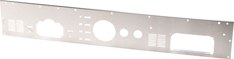 Kentrol 76 86 Jeep CJ Dash Panel Without Radio Opening Brushed Silver Interior Accessories