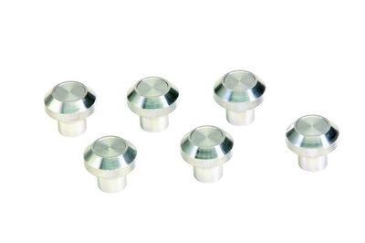 Kentrol 76 86 Jeep CJ Interior Knob Set 6 Pieces Polished Silver Accessories