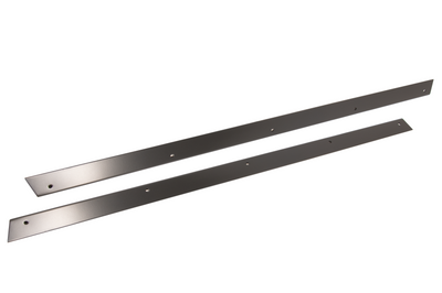 Kentrol 76 86 Jeep CJ7 Rocker Guards Black Powdercoat Stainless Body Armor & Protection