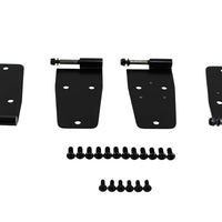 Kentrol 76 93 Jeep CJ/Wrangler YJ Hardtop Door Hinge Set 4 Pieces Powdercoat Black Exterior Styling