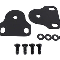 Kentrol 76-95 Jeep CJ/Wrangler YJ Interior Windshield Brackets Pair - Powdercoat Black - Exterior Styling