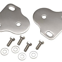 Kentrol 76 95 Jeep CJ/Wrangler YJ Interior Windshield Brackets Pair Polished Silver Exterior Styling