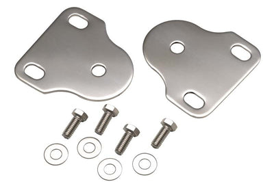 Kentrol 76 95 Jeep CJ/Wrangler YJ Interior Windshield Brackets Pair Polished Silver Exterior Styling