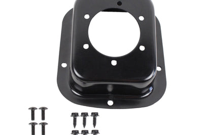 Kentrol 78-95 Jeep CJ/Wrangler YJ Gas Filler Neck - Powdercoat Black - Fabrication