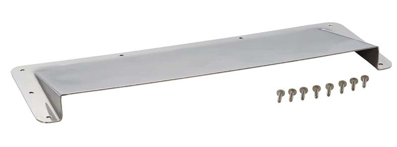 Kentrol 78-95 Jeep CJ/Wrangler YJ Hood Vent Air Scoop - Polished Silver - Exterior Styling