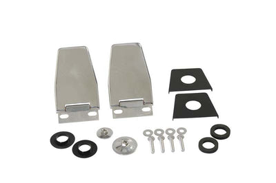 Kentrol 87 06 Jeep Wrangler TJ/YJ Hardtop Liftgate Hinge Pair Polished Silver Roofs & Roof Accessories