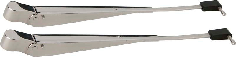 Kentrol 87 95 Jeep Wrangler YJ Windshield Wiper Arms Pair Polished Silver Exterior Styling