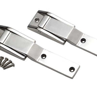 Kentrol 97 04 Jeep Wrangler TJ Tailgate Hinge Pair Polished Silver Truck Bed Accessories