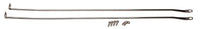 Kentrol 97 06 Jeep Wrangler TJ Strut Rod Kit Polished Silver Suspension