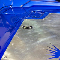 Kentrol 97 19 Jeep Wrangler JK/TJ Hood Bumper Deletes Polished Stainless Steel Bumpers Grilles & Guards