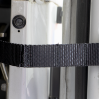 Kentrol Jeep Wrangler TJ Polished Stainless Door Strap Kit Steel Exterior Styling