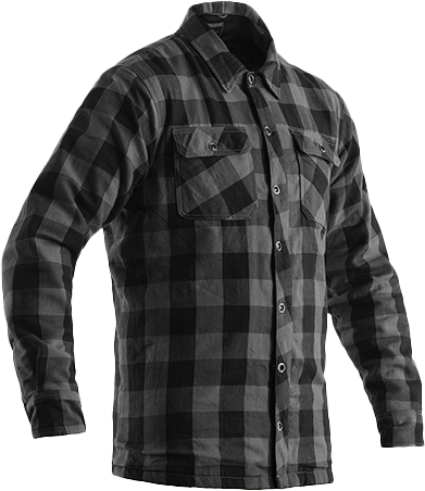 Rst Kevlar Lumberjack Ce Shirt Blue/grey Check 3xl - Grey / X-Small