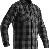 Rst Kevlar Lumberjack Ce Shirt Blue/grey Check 3xl - Grey / X-Small