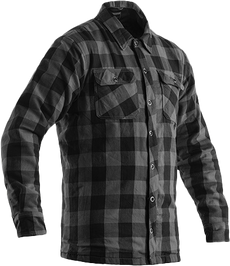 Rst Kevlar Lumberjack Ce Shirt Blue/grey Check 3xl - Grey / X-Small