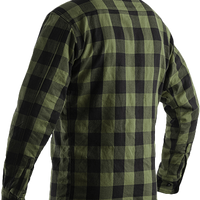Rst Kevlar Lumberjack Ce Shirt Green Check Textile 3xl - X-Small