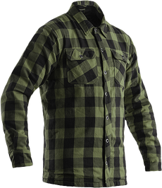 Rst Kevlar Lumberjack Ce Shirt Green Check Textile 3xl - X-Small