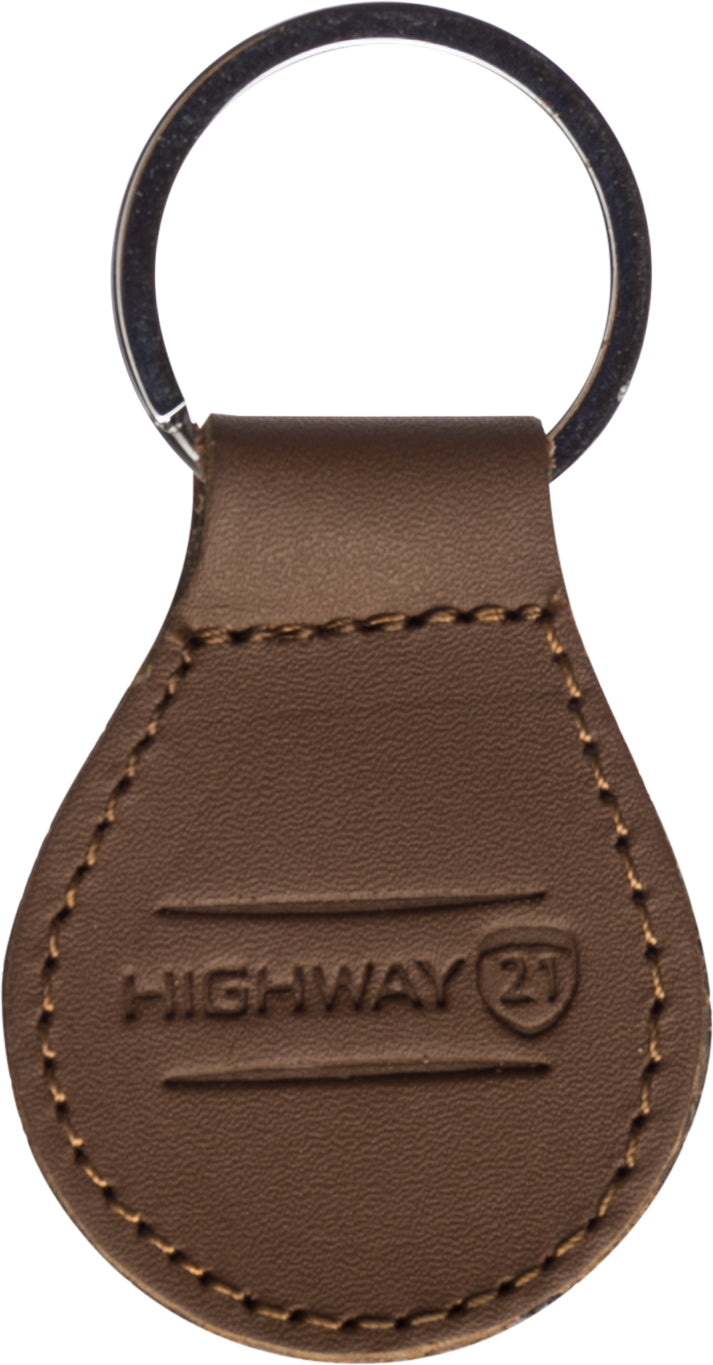 Highway 21 Key Chain Brown - Harddrive Products