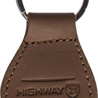 Highway 21 Key Chain Brown - Harddrive Products