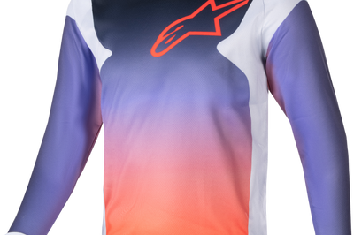 Alpinestars Kids Racer - Graphic 1 Jersey Lt Grey/hot Orng/black Yxs - Light Grey/Hot Orange/Black / Youth 2X-Small