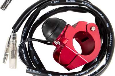 Fire Power Kill Switch Single Bolt Clamp Red - Offroad Collection