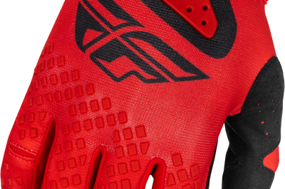 Fly Racing Kinetic Center Gloves Red/black Xs