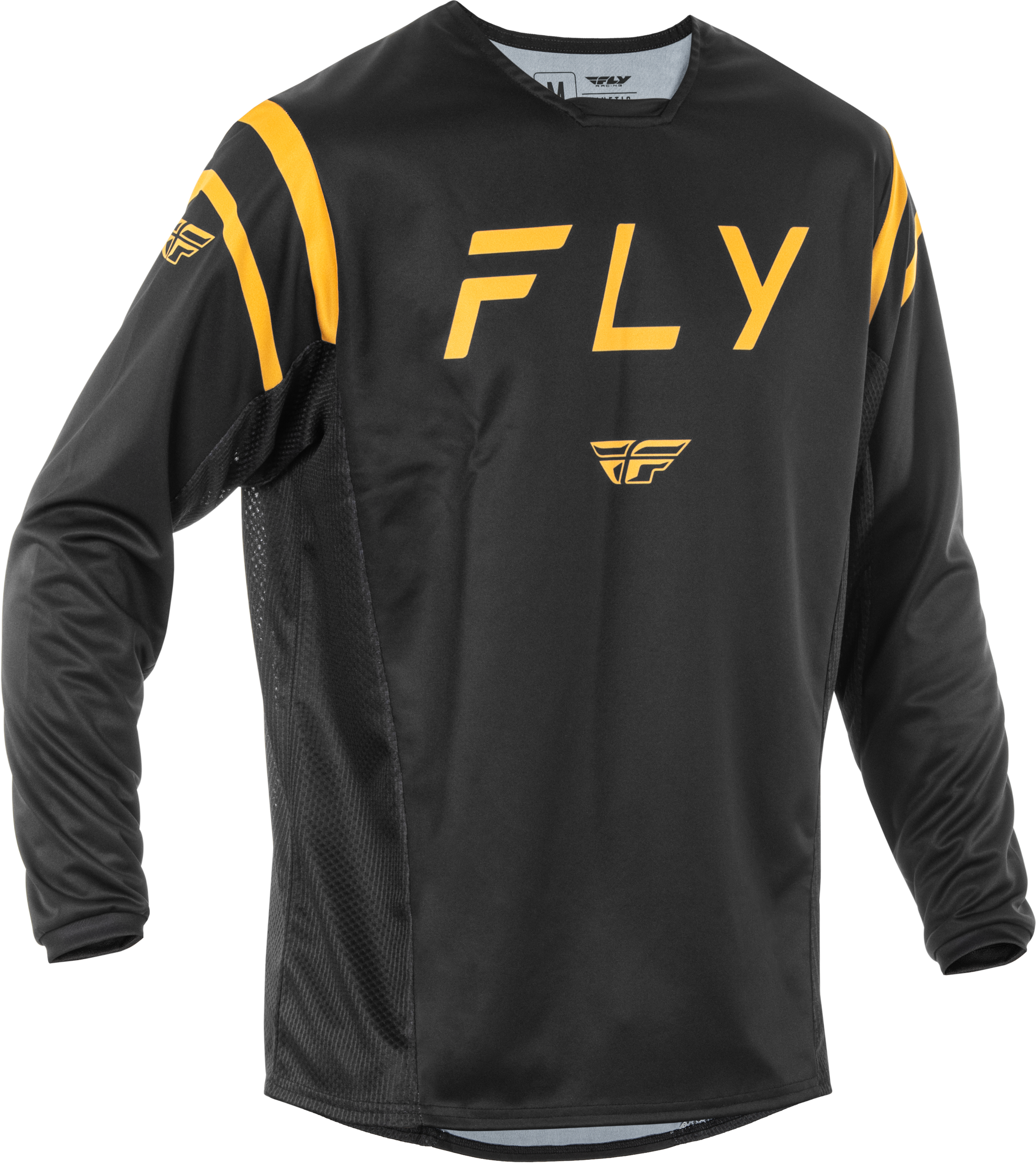Fly Racing Kinetic Center Jersey Red/black Xl - Black/Gold / 2X-Large