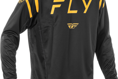 Fly Racing Kinetic Center Jersey Red/black Xl - Black/Gold / 2X-Large