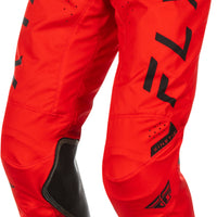 FLY RACING Kinetic Center Pants Ca/Ny Red/Black Sz 28