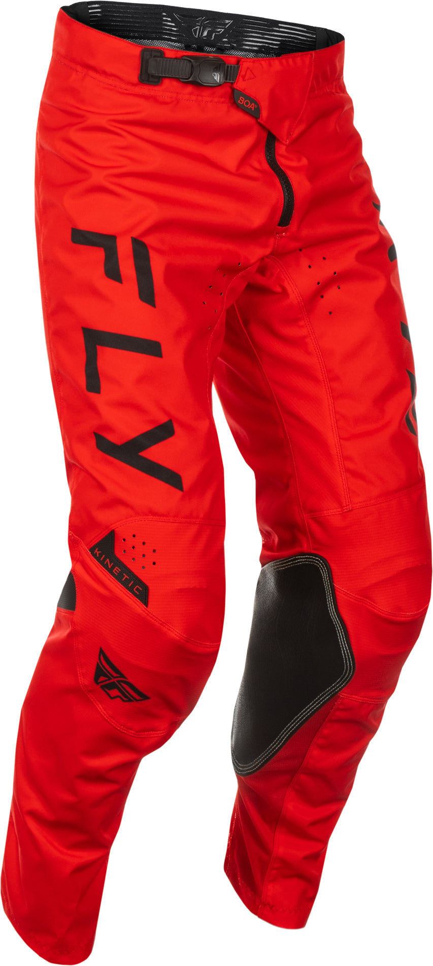 FLY RACING Kinetic Center Pants Ca/Ny Red/Black Sz 40