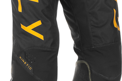 Fly Racing Kinetic Center Pants Red/black Sz 42 - Black/Gold / US 30