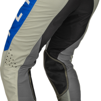 FLY RACING Kinetic Jet Pants Blue/Grey/White Sz 38