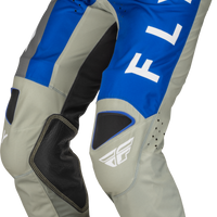 FLY RACING Kinetic Jet Pants Blue/Grey/White Sz 38