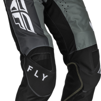 FLY RACING Kinetic Jet Pants Grey/Dark Grey/Black Sz 28