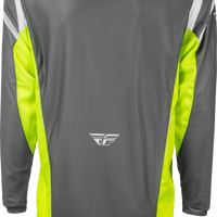FLY RACING Kinetic Mesh Center Jersey Grey/White/Hi Vis Xl