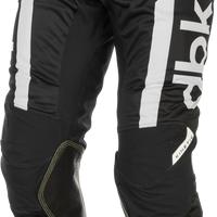 FLY RACING Kinetic Mesh Dbk Pants Black/White Sz 34