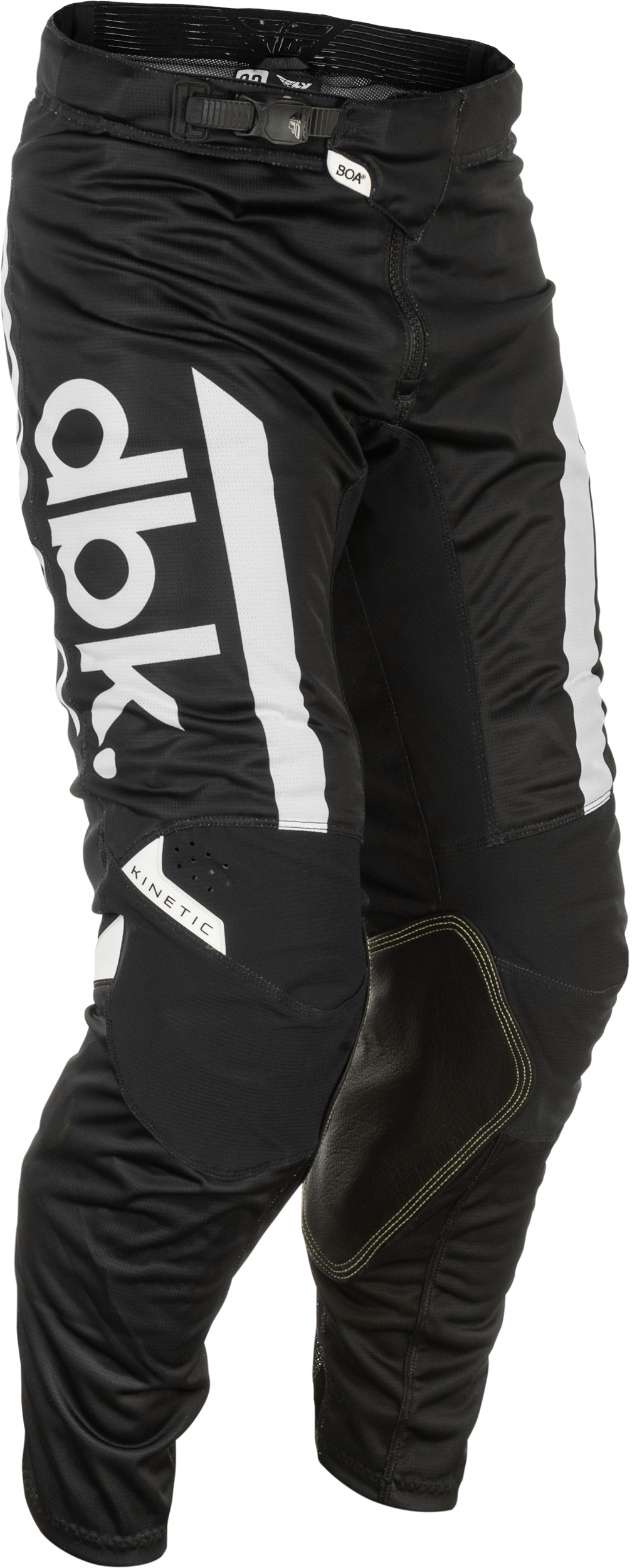 FLY RACING Kinetic Mesh Dbk Pants Black/White Sz 36