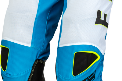 Fly Racing Kinetic Mesh Kore Pants Hi-vis/teal/grey Sz 40 - Apparel Collection