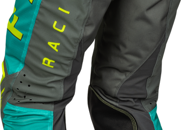 Fly Racing Kinetic Mesh Kore Pants Hi-vis/teal/grey Sz 40 - Apparel Collection