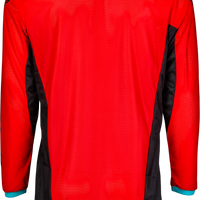 Fly Racing Kinetic Mesh Rave Jersey Red/black/mint Xl - Black/Purple/Silver / 2X-Large - Apparel Collection