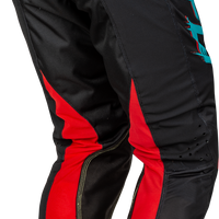 Fly Racing Kinetic Mesh Rave Pants Red/black/mint Sz 40 - Black/Purple/Silver / US 30 - Apparel Collection