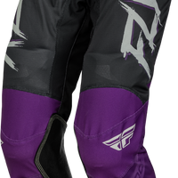 Fly Racing Kinetic Mesh Rave Pants Red/black/mint Sz 40 - Black/Purple/Silver / US 30 - Apparel Collection