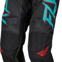 Fly Racing Kinetic Mesh Rave Pants Red/black/mint Sz 40 - Black/Purple/Silver / US 30 - Apparel Collection