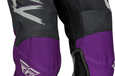 Fly Racing Kinetic Mesh Rave Pants Red/black/mint Sz 40 - Black/Purple/Silver / US 30 - Apparel Collection