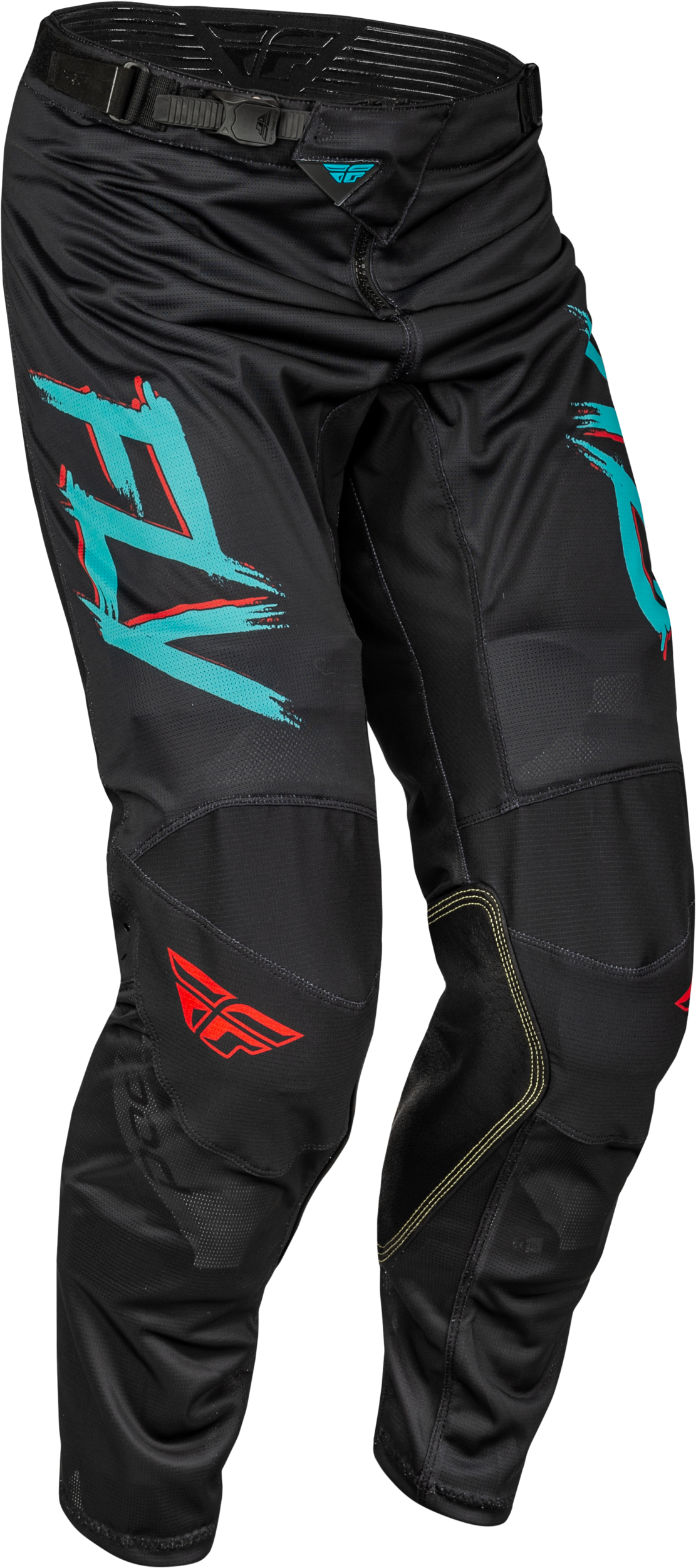 Fly Racing Kinetic Mesh Rave Pants Red/black/mint Sz 40 - Red/Black/Mint / US 28 - Apparel Collection