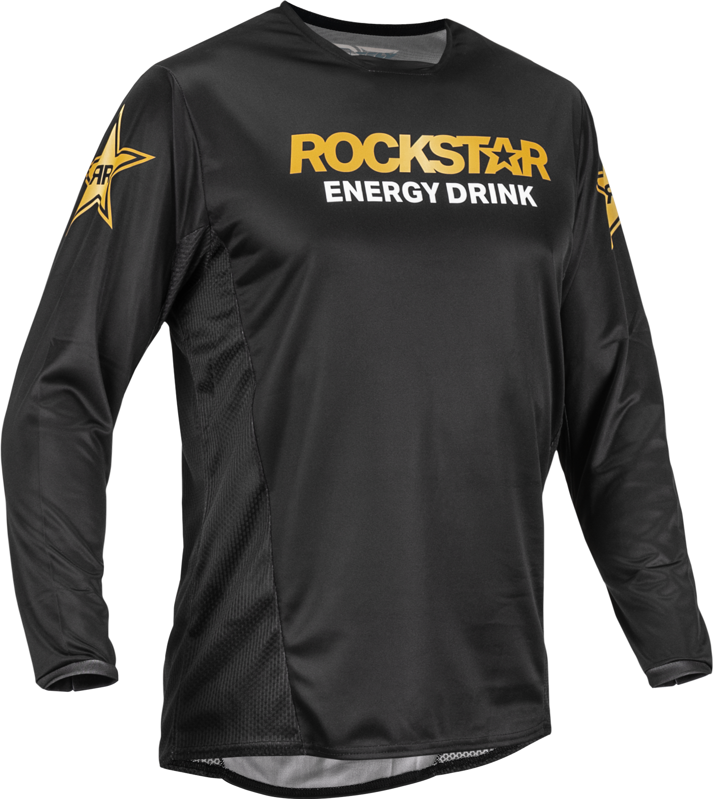 Fly Racing Kinetic Rockstar Jersey Black/gold Xl - Black/Gold / 2X-Large - Apparel Collection